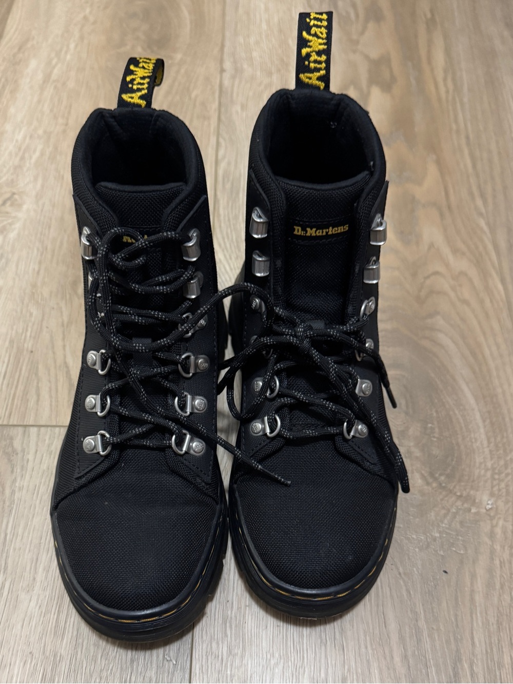 Dr. Martens Women's Combs W Tie Poly Casual Boots USL 7 Like New - Picture 3 of 9